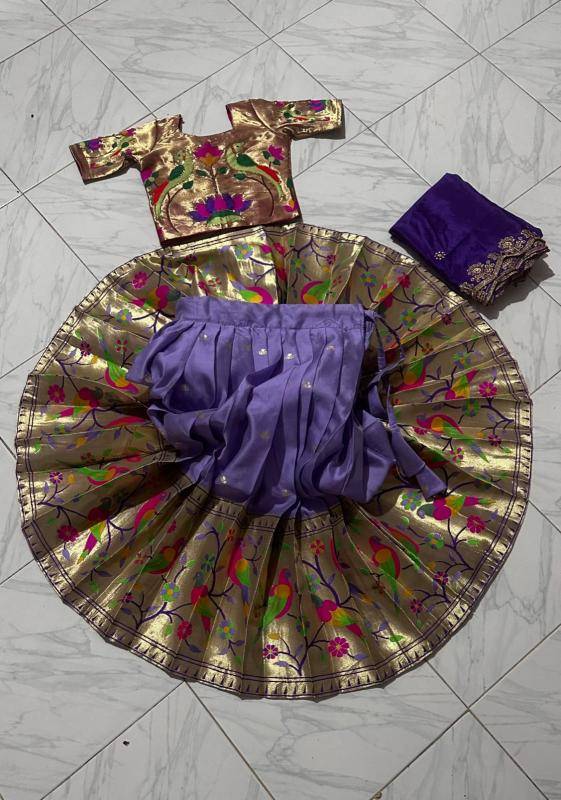 NEW LAUNCING KIDS LEHENGA CHOLI paithani Indian clothing wholesale market